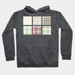 Pastel Plaid Blocks Hoodie